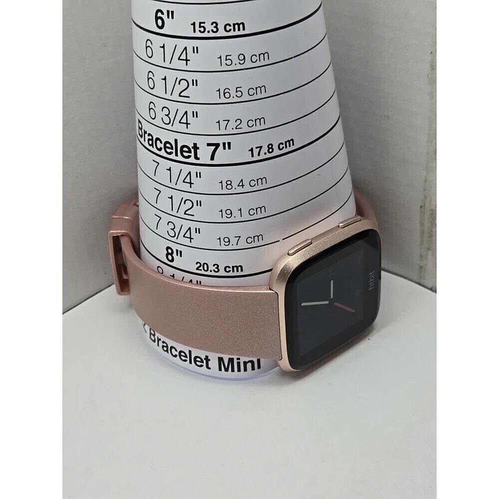 Fitbit Versa FB505 Special Edition Rose Gold Smartwatch Activity No Charger